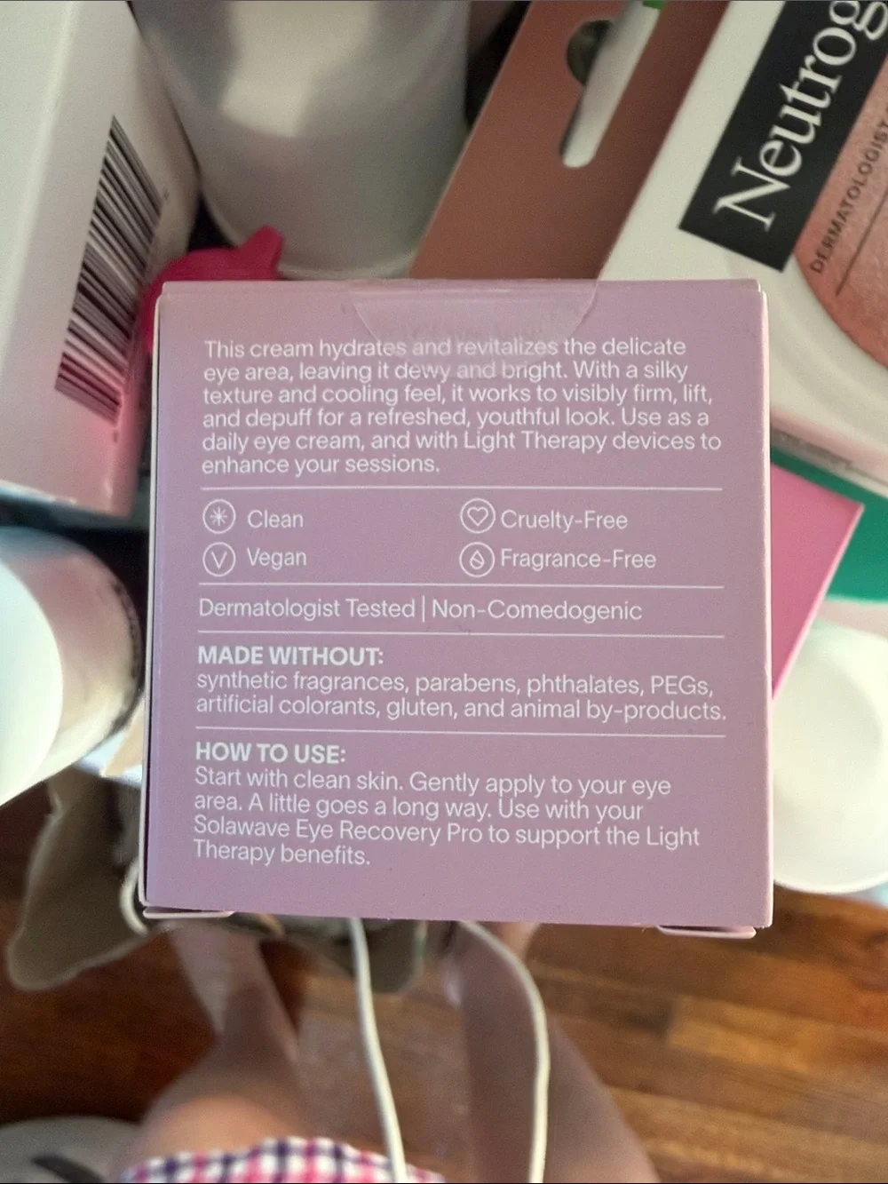 Solawave Lightboost Eye Cream - BRAND NEW! beauty face skincare moisturizer eyes